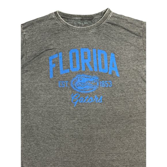 University of Florida Long Sleeve Weathered‎ Gray Long Sleeve T-Shirt Size 2XL - Picture 2 of 6